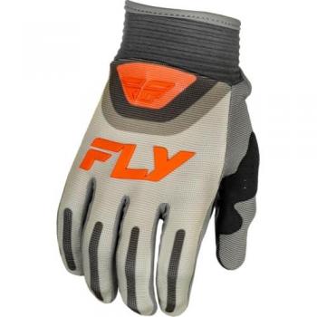 FLY Racing F‑16 Handgummi – Grau/Orange Artic XL