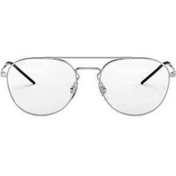 Ray-Ban RX6414 2501 Gafas Recetadas para Hombre Plateadas
