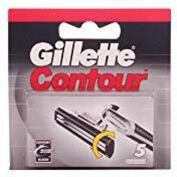 GILLETE CONTOUR SPARE BLADES 5 PCS