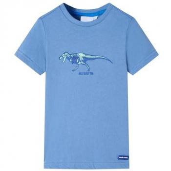 Camiseta de Manga Corta para Niños con Estampado de Mono