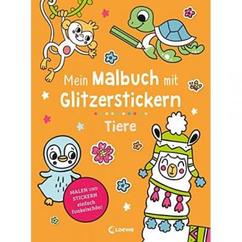 Mein Malbuch mit Glitzerstickern