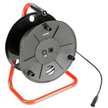 Adam Hall 3 Ster 30m DMX/AES kabelhaspel met 5p aansluiting