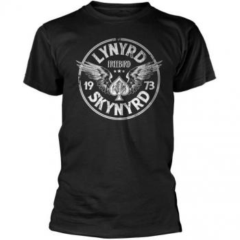 Free Bird 73 Wings Black T-Shirt