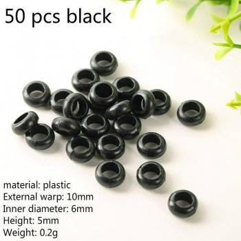 50 Pcs Hair Clip Rings