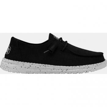 Halbschuhe Hey Dude Wendy Slub Canvas 40063-001 Schwarz