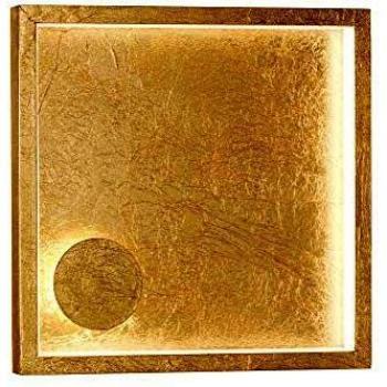 Gold‑Aluminium WOFI Wandlampen-Set 12 W – 20,5 × 20,5 × 55 cm