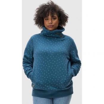 RAGWEAR Angell Plus Pullover mit Kaminkragen – Damen, weicher Stoff, Grün-ähnlich
