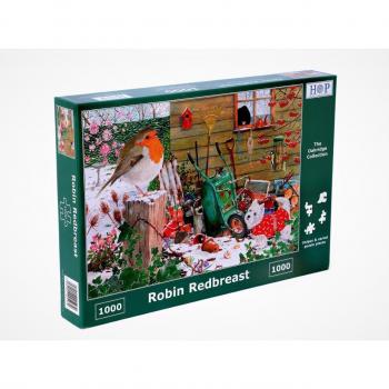 The House of Puzzles Robin Redbreast 1000 Piece Jigsaw Puzzle