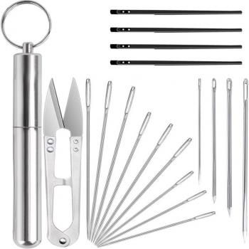 Leather Stitching Needles 17-Piece Set