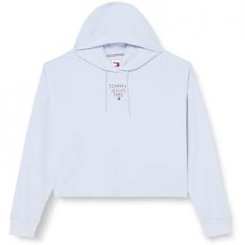Tommy Jeans Logo Sweatshirt Hellblau Damen XL