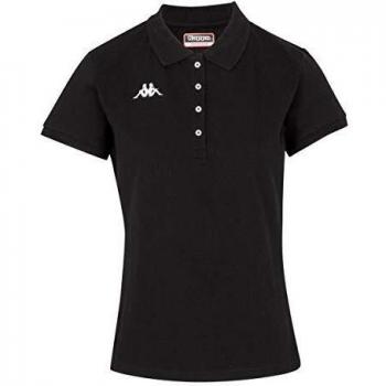 Damen-Poloshirt S (Schwarz) – Marke Kappa
