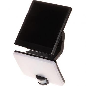 Lampe Solaire LED 10W Noir avec Détection Automatique