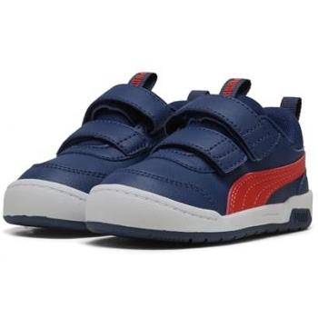 PUMA Sneakers Multiflex 2 per bimbi ai primi passi, Scarpe, Persian Blu/Fierce Rosso, 20 20