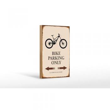 Holzschild Fahrradparkplatz 12x18 cm