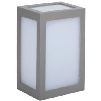Lampada LED da Muro a Lanterna 12W 110LM/W Colore Grigio 4000K IP65