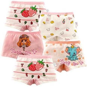 Bragas MiSense Niñas Paquete de 5 Algodón 4-5 años