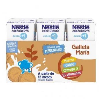Nestlé Nativa 3 Crecimiento + Galleta María 3×180 mL