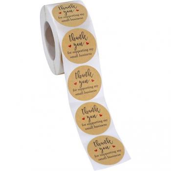 DIY Thank You Kraft Labels