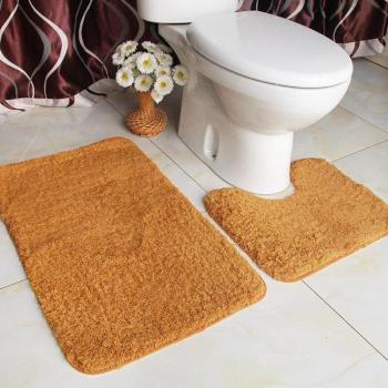 Home Bathroom Lamb Wool Mat Set