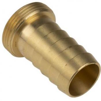 Conector de Manguera Recto 1-1/4 Macho de Latón