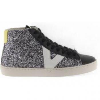 Zapatillas de Piel y Serraje Victoria Black