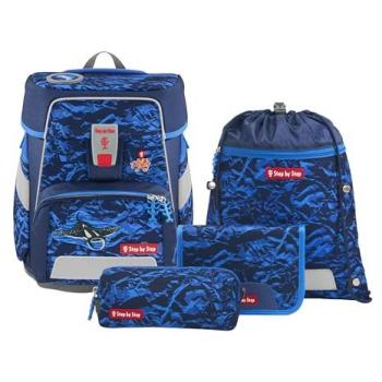Space Anfängerranzen Set – Blau, 5‑teilig
