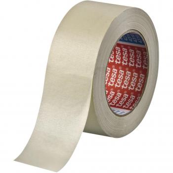 Tesa 4316 Flächensicherungsband – Beige, 50 mm × 50 m, bis 100 °C