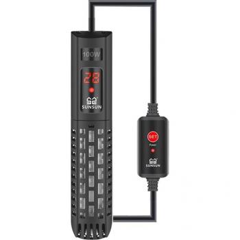 Calentador Digital Sumergible SUNSUN para Acuarios con Pantalla LCD