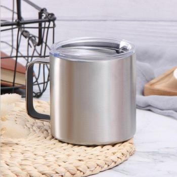 Double-Layer Stainless Steel Coffee Cup 14oz