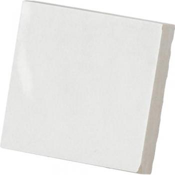 Cabochon Mur Blanc – Édition Eiffel Art 3,4 × 3,4 cm