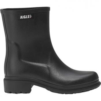Bottes de pluie femme Aigle Fulfeel Mid NL – Noir – Résistante et élégante