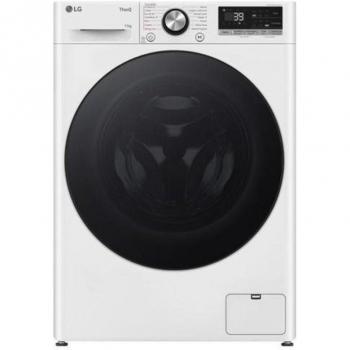 Lavatrice LG F4R7011TSWB da 11kg con tecnologia AI DD, Classe energetica A-10%, 1400 giri, TurboWash e funzione vapore