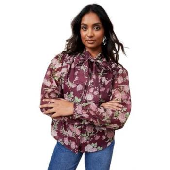 Oasis Organza Pussbow Blouse
