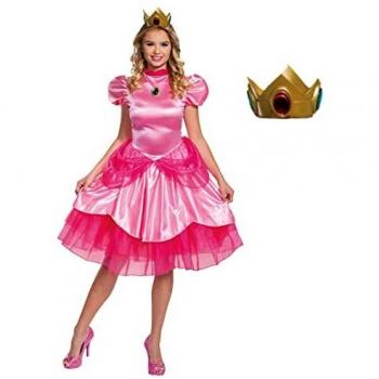 Disguise Costume Deluxe Princess Peach Taglia S