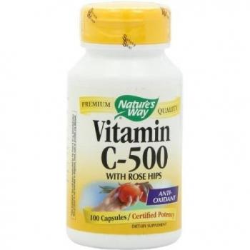 Nature's Way 500mg Vitamin C with Rose Hips
