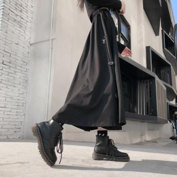 Punk Style Black Skirt for Women