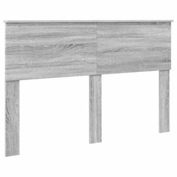 160 cm Grey Sonoma Headboard – Engineered Wood by vidaXL