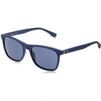 Lacoste Blue Matte Sunglasses for Men, Size: 56 MM