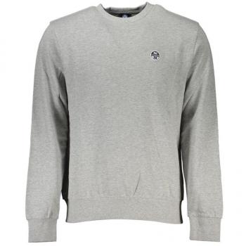 Brushed Cotton Sweatshirt with Applique Logo