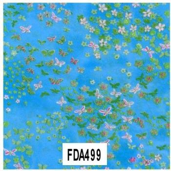 Décopatch Papier Décoratif Fleurs et Papillons 30x40 cm