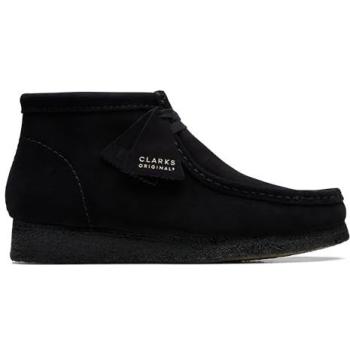 Bottes en cuir noir Clarks Wallabee pour homme taille 40