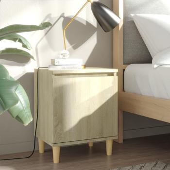 Dual Bed Cabinet Units in Sonoma Oak, 2 × 40x30x50 cm