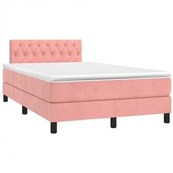 Sommière à lattes de lit, couleur rose velours, 120 × 200 cm – VidaXL
