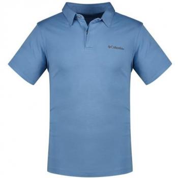 Columbia Polo Blu Celeste Sun Ridge II L