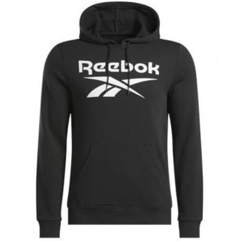 Reebok Identity Felpa con Cappuccio Big Logo Regular Fit Nero 100221781 (alternativa)