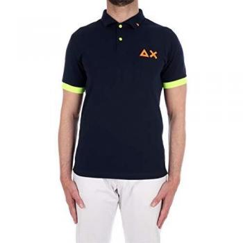 Sunglass Polo 68 Fluo Navy Uomo