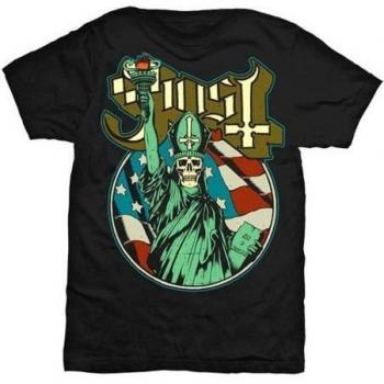 Freiheit Statue Unisex T-Shirt Schwarz S von Ghost