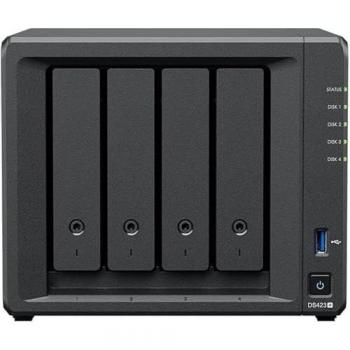 Synology DS423+ Black NAS Rack (8U) with Ethernet