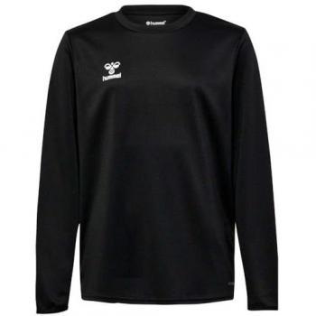 Hummel Essential Unisex Pullover für Kinder, Schwarz, 6 Jahre