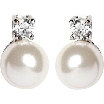 NANA KAY Ohrstecker Fashion Pearl mit Zirkonia und Muschelkernperle